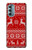 S2835 Christmas Reindeer Knitted Pattern Case For Motorola Moto G Stylus 5G (2022)