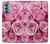 S2943 Pink Rose Case For Motorola Moto G Stylus 5G (2022)