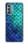 S3047 Green Mermaid Fish Scale Case For Motorola Moto G Stylus 5G (2022)