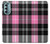 S3091 Pink Plaid Pattern Case For Motorola Moto G Stylus 5G (2022)