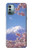 S1060 Mount Fuji Sakura Cherry Blossom Case For Nokia G11, G21