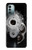 S2387 Gun Bullet Hole Glass Case For Nokia G11, G21