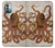 S2801 Vintage Octopus Case For Nokia G11, G21