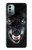S2823 Black Wolf Blue Eyes Face Case For Nokia G11, G21