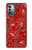 S3354 Red Classic Bandana Case For Nokia G11, G21