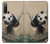 S2210 Panda Fluffy Art Painting Case For Sony Xperia 10 IV