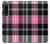 S3091 Pink Plaid Pattern Case For Sony Xperia 1 IV