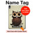 S0360 Coffee Owl Hard Case For iPad Air (2020, 2022), Air 11 (2024,2025,2026), Pro 11 (2022)