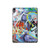 S0588 Wall Graffiti Hard Case For iPad Air (2020, 2022), Air 11 (2024,2025,2026), Pro 11 (2022)