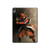 S0796 Japan Red Samurai Hard Case For iPad Air (2020, 2022), Air 11 (2024,2025,2026), Pro 11 (2022)