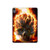 S0863 Hell Fire Skull Hard Case For iPad Air (2022,2020, 4th, 5th), iPad Pro 11 (2022, 6th)
