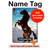 S0934 Wild Black Horse Hard Case For iPad Air (2020, 2022), Air 11 (2024,2025,2026), Pro 11 (2022)
