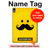 S1145 Yellow Mustache Sun Hard Case For iPad Air (2020, 2022), Air 11 (2024,2025,2026), Pro 11 (2022)