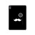 S1946 Sir Mustache Minimalism Hard Case For iPad Air (2020, 2022), Air 11 (2024,2025,2026), Pro 11 (2022)