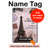 S2211 Paris Postcard Eiffel Tower Hard Case For iPad Air (2020, 2022), Air 11 (2024,2025,2026), Pro 11 (2022)