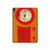S2780 Vintage Orange Bakelite Radio Hard Case For iPad Air (2020, 2022), Air 11 (2024,2025,2026), Pro 11 (2022)