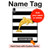 S2882 Black and White Striped Gold Dolphin Hard Case For iPad Air (2020, 2022), Air 11 (2024,2025,2026), Pro 11 (2022)