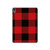 S2931 Red Buffalo Check Pattern Hard Case For iPad Air (2020, 2022), Air 11 (2024,2025,2026), Pro 11 (2022)