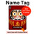 S3023 Japan Good Luck Daruma Doll Hard Case For iPad Air (2020, 2022), Air 11 (2024,2025,2026), Pro 11 (2022)