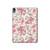 S3095 Vintage Rose Pattern Hard Case For iPad Air (2022, 2020), Air 11 (2024,2025), Pro 11 (2022)