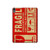 S3552 Vintage Fragile Label Art Hard Case For iPad Air (2020, 2022), Air 11 (2024,2025,2026), Pro 11 (2022)