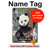 S3793 Cute Baby Panda Snow Painting Hard Case For iPad Air (2020, 2022), Air 11 (2024,2025,2026), Pro 11 (2022)