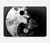 S1372 Moon Yin-Yang Hard Case For MacBook Air 13″ (2022,2025) - A2681, A3113, A3240