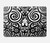 S1655 Maori Tattoo Hard Case For MacBook Air 13″ (2022,2025) - A2681, A3113, A3240