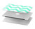 S1723 Mint Chevron Zigzag Hard Case For MacBook Air 13″ (2022,2024) - A2681, A3113