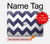 S2345 Navy Blue Shavron Zig Zag Pattern Hard Case For MacBook Air 13″ (2022,2024) - A2681, A3113