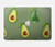S3285 Avocado Fruit Pattern Hard Case For MacBook Air 13″ (2022,2025) - A2681, A3113, A3240