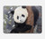 S3793 Cute Baby Panda Snow Painting Hard Case For MacBook Air 13″ (2022,2025) - A2681, A3113, A3240