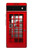 S0058 British Red Telephone Box Case For Google Pixel 6a