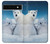 S0285 Polar Bear Family Arctic Case For Google Pixel 6a