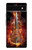 S0864 Fire Violin Case For Google Pixel 6a