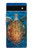 S1249 Blue Sea Turtle Case For Google Pixel 6a