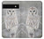 S1566 Snowy Owl White Owl Case For Google Pixel 6a
