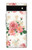 S1859 Rose Pattern Case For Google Pixel 6a