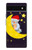 S2849 Cute Sleepy Owl Moon Night Case For Google Pixel 6a