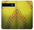 S3031 Yellow Softball Ball Case For Google Pixel 6a
