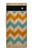 S3033 Vintage Wood Chevron Graphic Printed Case For Google Pixel 6a