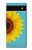 S3039 Vintage Sunflower Blue Case For Google Pixel 6a