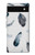 S3085 Feather Paint Pattern Case For Google Pixel 6a