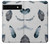 S3085 Feather Paint Pattern Case For Google Pixel 6a