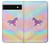 S3203 Rainbow Unicorn Case For Google Pixel 6a