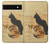 S3229 Vintage Cat Poster Case For Google Pixel 6a