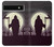 S3262 Grim Reaper Night Moon Cemetery Case For Google Pixel 6a