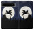 S3289 Flying Pig Full Moon Night Case For Google Pixel 6a