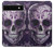 S3582 Purple Sugar Skull Case For Google Pixel 6a S3582 Purple Sugar Skull Case For Google Pixel 6a