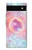 S3709 Pink Galaxy Case For Google Pixel 6a